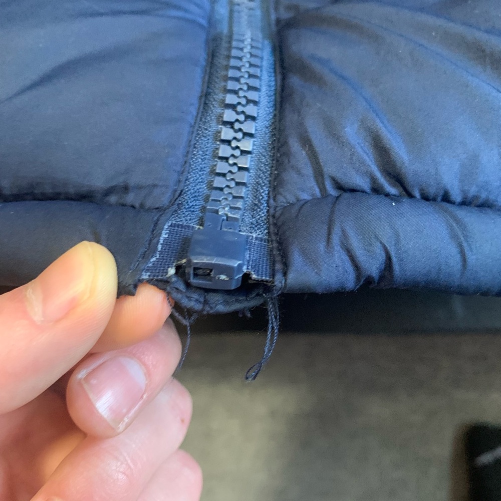 Blue Puffer Jacket - Picture 3 of 7
